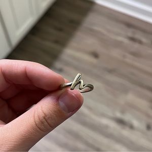 James Avery “H” Ring